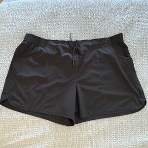 💐SPRING STOCK-UP💐 Lands' End Women's Black Swim Coverup Board Shorts sz 24W